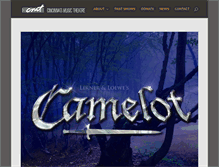 Tablet Screenshot of cincinnatimusictheatre.org